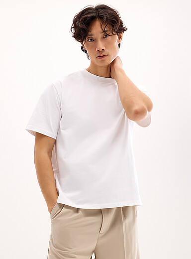 Le t-shirt ample jersey dense