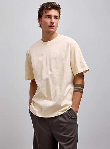 Thick jersey loose T-shirt