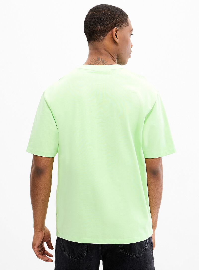 Lindbergh: Le t-shirt ample jersey dense Blanc pour homme