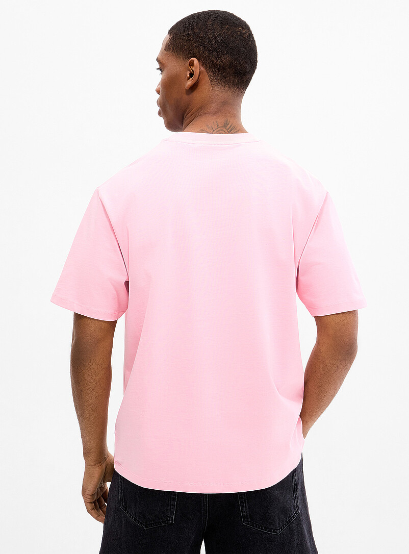 Lindbergh: Le t-shirt ample jersey dense Blanc pour homme