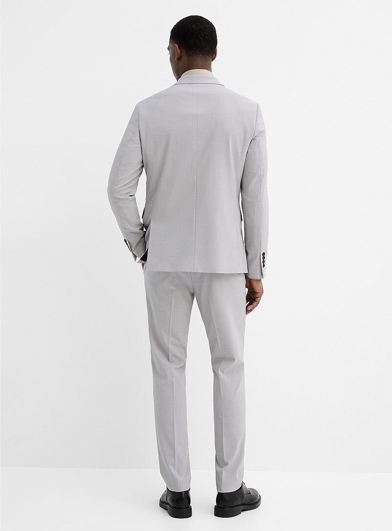 Costume Homme Lindbergh Slim Fit à Carreaux Gris - Taille 38 Regular - 2 Pièces - Neuf Avec étiquettes