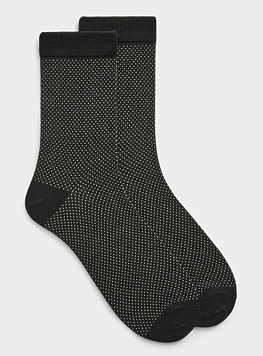 La chaussette habill&eacute;e bambou minipois