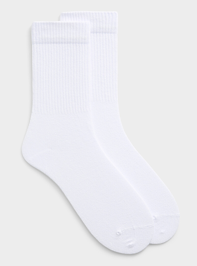 Chaussettes Micro Crew Pour Homme - Noires - Taille Large - Laine Mérinos - Neuf Avec étiquettes