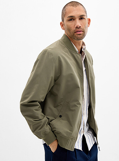 Le bomber nylon extensible