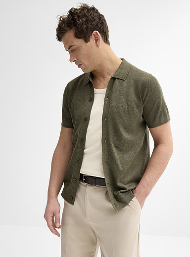 Le cardigan col polo ultradoux