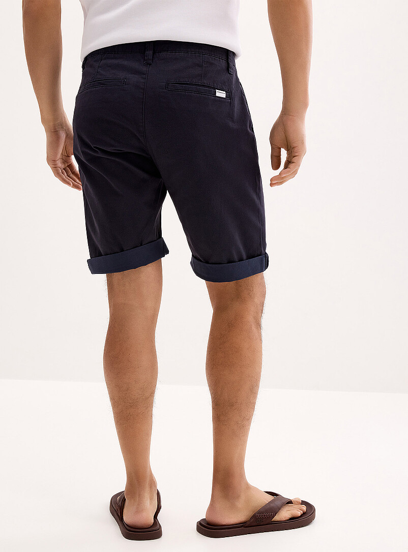 Lindbergh Sand Mini-pattern chino Bermudas for men