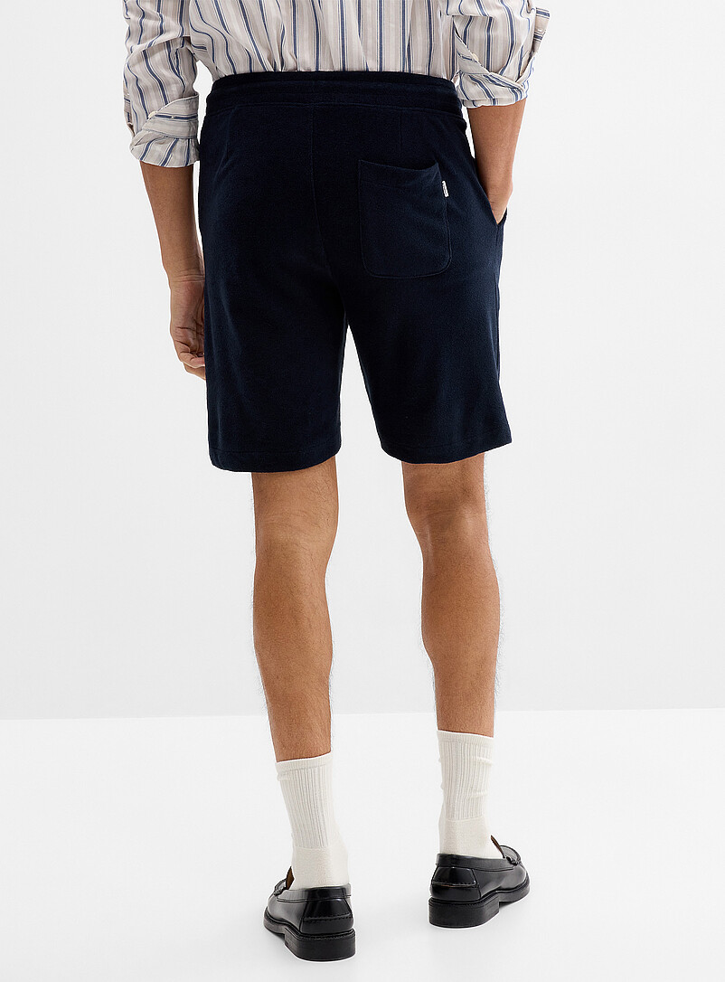Lindbergh Light Grey Terry Bermudas for men