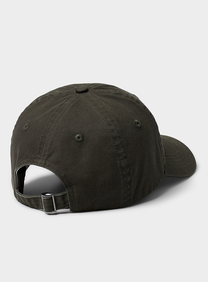 Lindbergh Navy/Midnight Blue Typographic logo dad cap for men