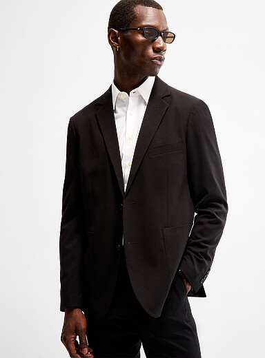 REPREVE&reg; fabric essential suit jacket <b>Loose fit</b>
