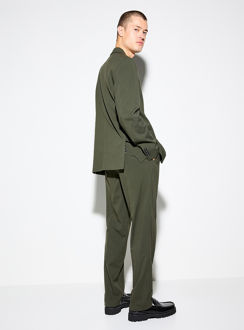 Lindbergh Green REPREVE&reg; stretch suit <b>Relaxed fit</b> for men