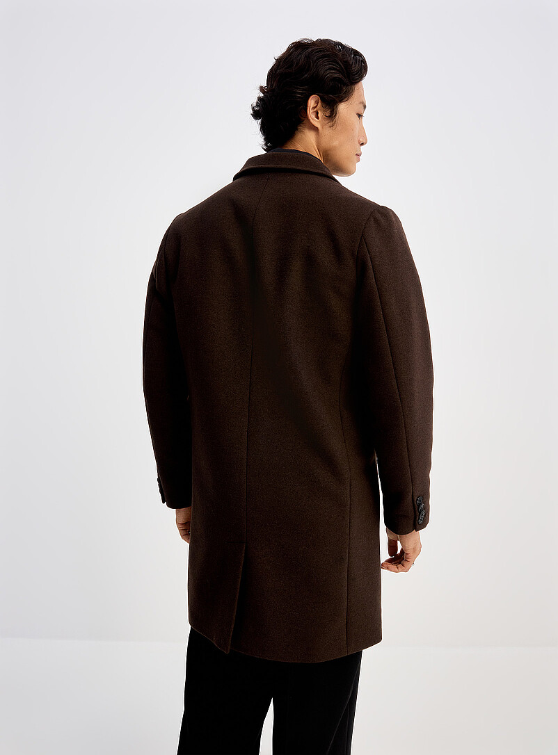 k*z様 atlast&co WOOL OVERCOAT Removable bib wool-blend overcoat | Lindbergh | Shop Men's