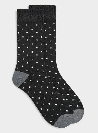 Polka dot dress socks
