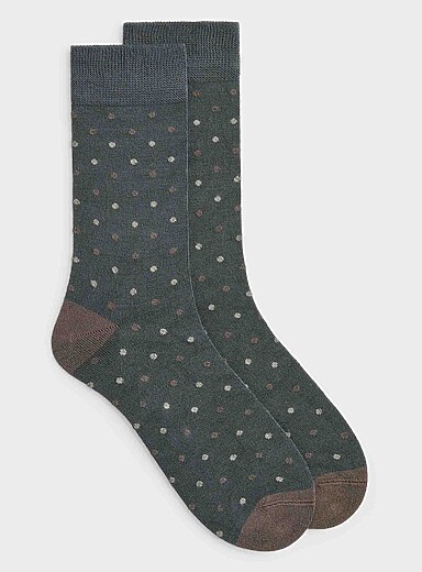 La chaussette habill&eacute;e &agrave; pois