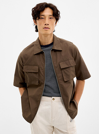 La chemise zipp&eacute;e utilitaire <b>Coupe r&eacute;guli&egrave;re</b>