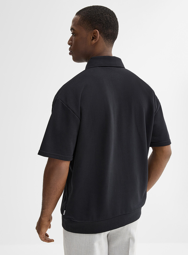 Short-sleeve polo-collar sweatshirt | Lindbergh | | Simons