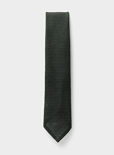 La cravate tricot textur&eacute;