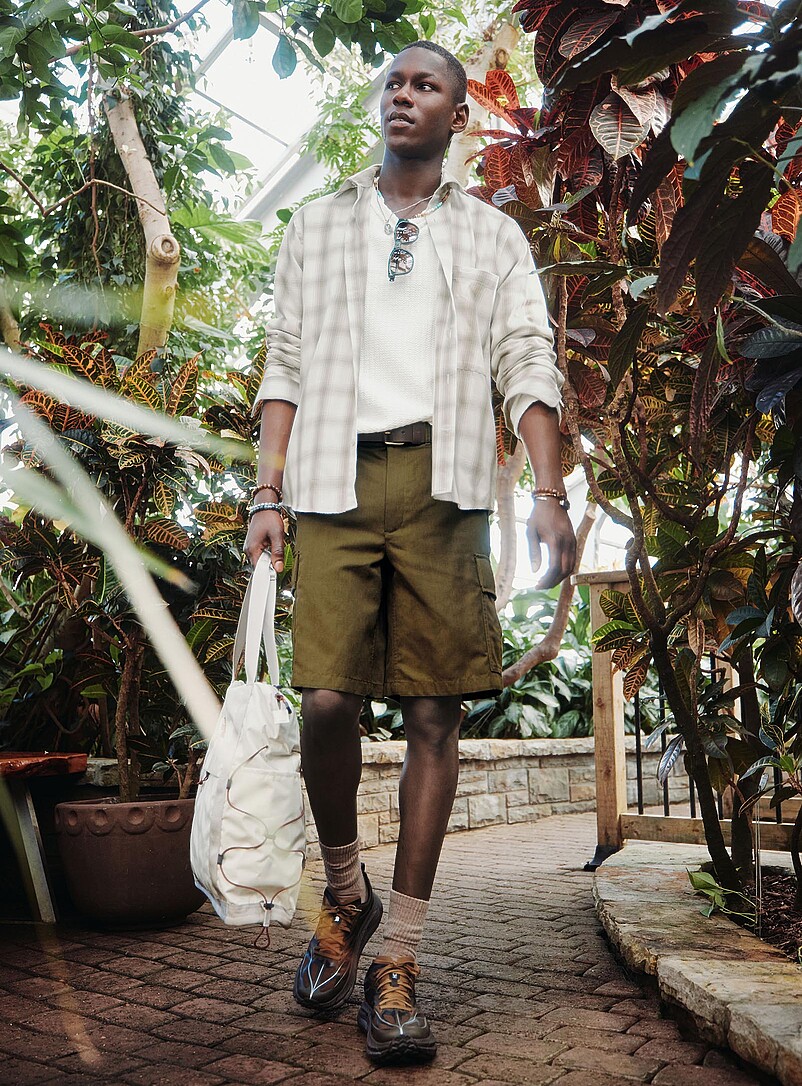 Sage Shadow Check Shirt Regular Fit