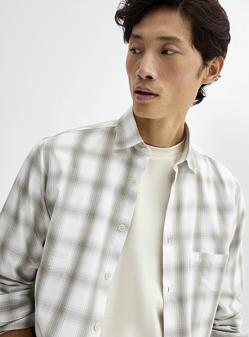 Sage shadow check shirt Regular fit product image 2