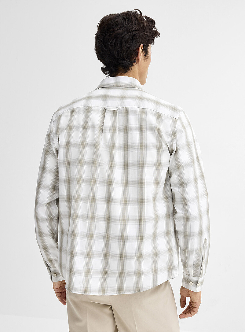 Sage shadow check shirt Regular fit product image 3