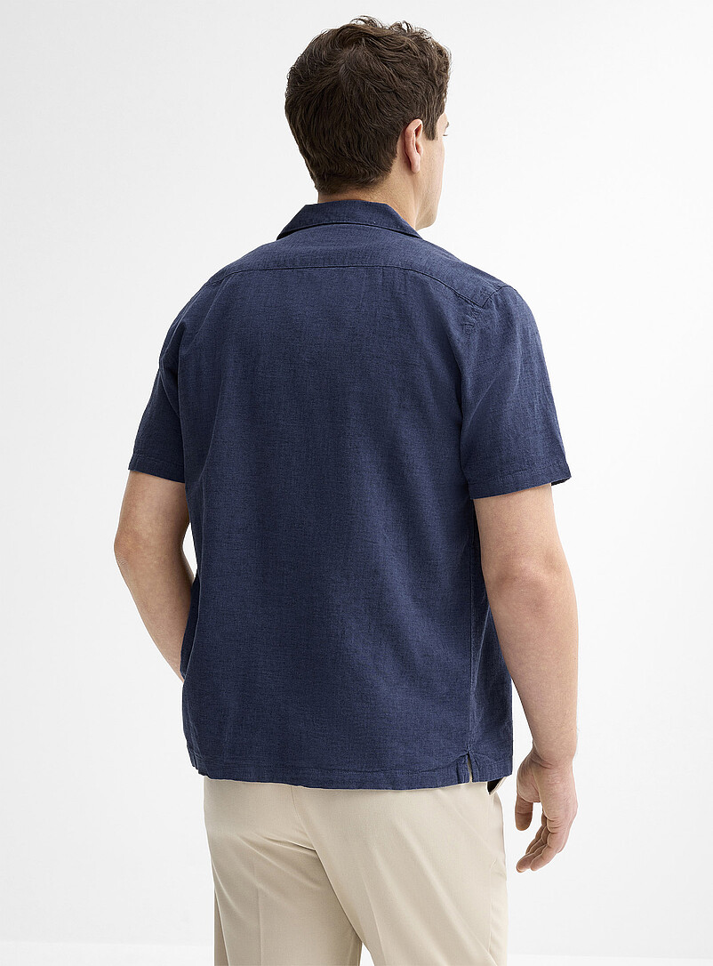 Linen-cotton camp shirt Relaxed fit product image 2