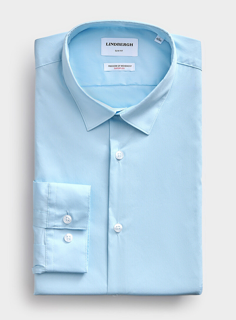 Superflex Solid Shirt Slim Fit