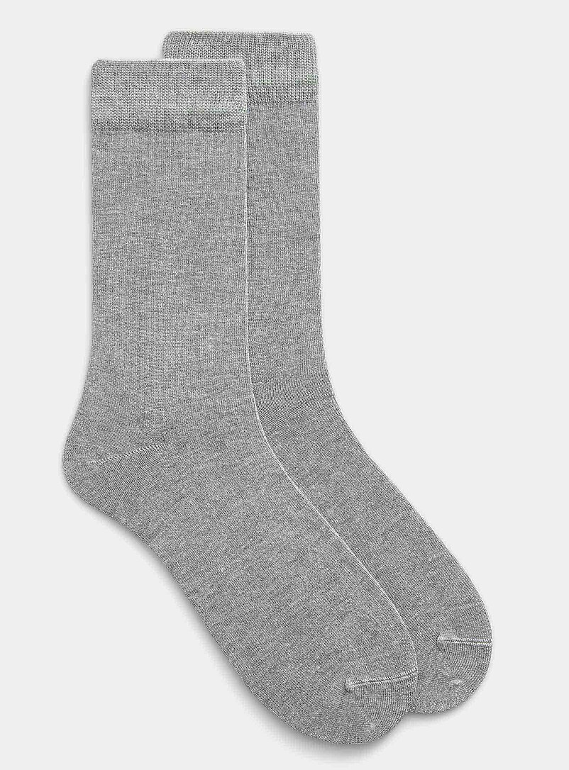 Solid bamboo viscose dress socks product image (primary)