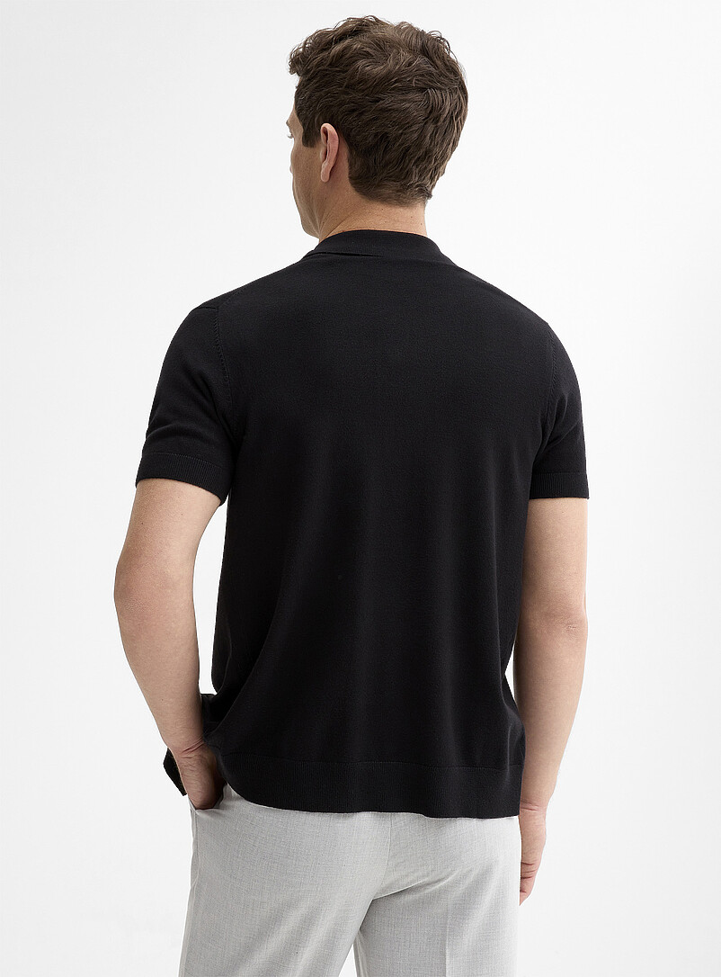 Ultra-soft polo-collar cardigan product image 2