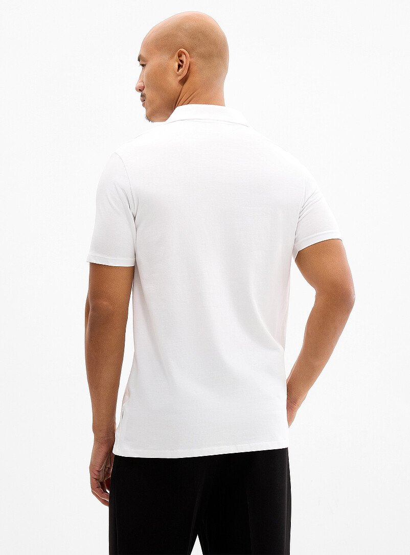 Johnny-collar jersey polo product image 3