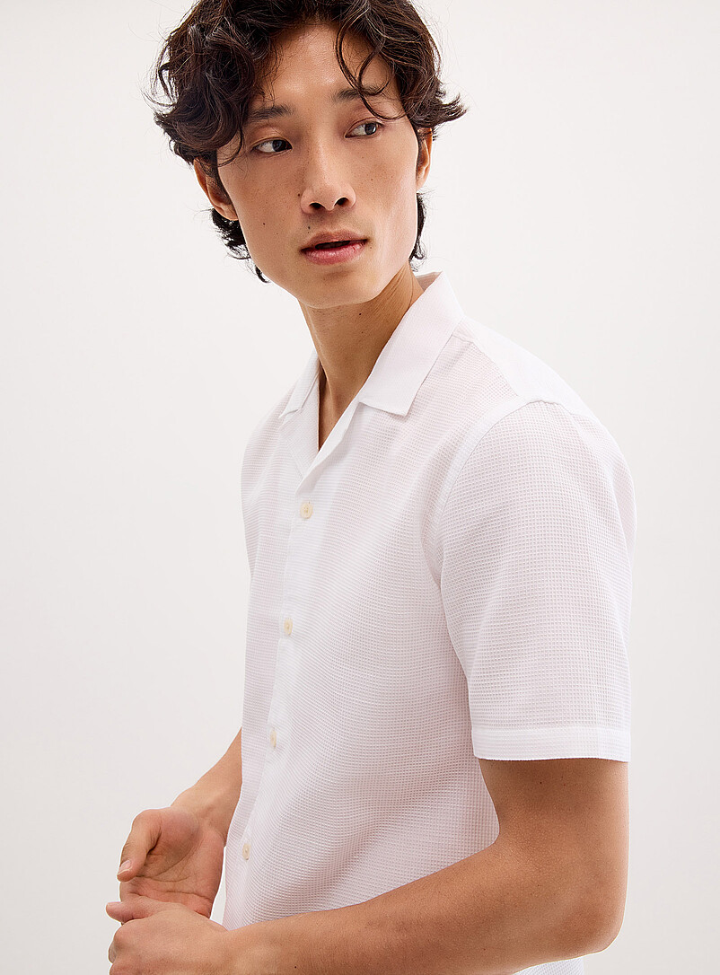 Waffle camp shirt Relaxed fit product image 2