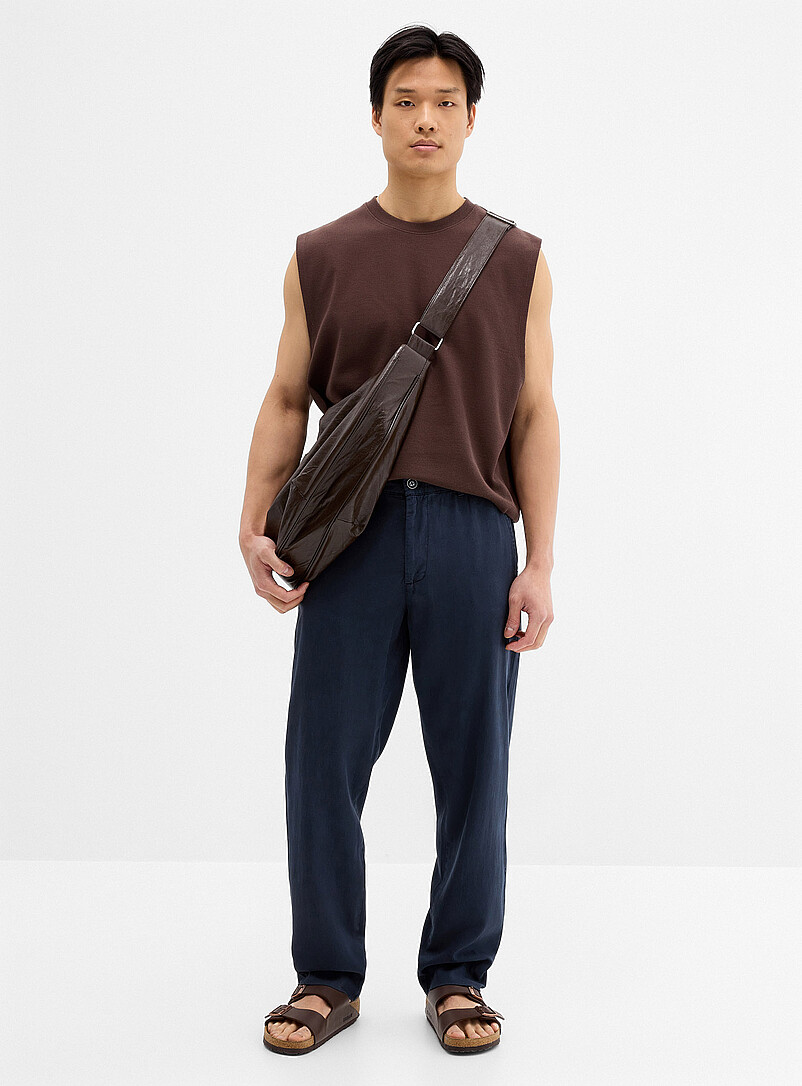 Elastic-Waist Soft Pant Relaxed Fit