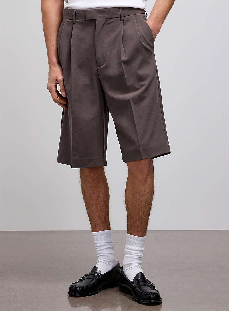 Pleated stylish Bermudas Wide fit product image 2