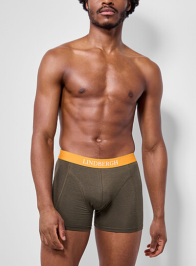 3" orange-waist trunk Cotton and bamboo viscose