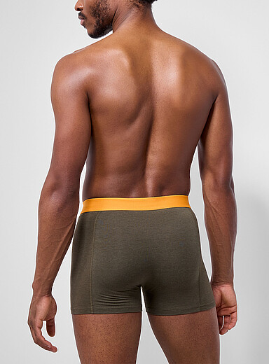 3" orange-waist trunk Cotton and bamboo viscose