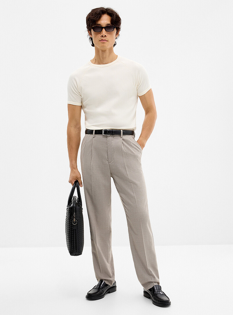 Herringbone Stripe Pant Relaxed Fit