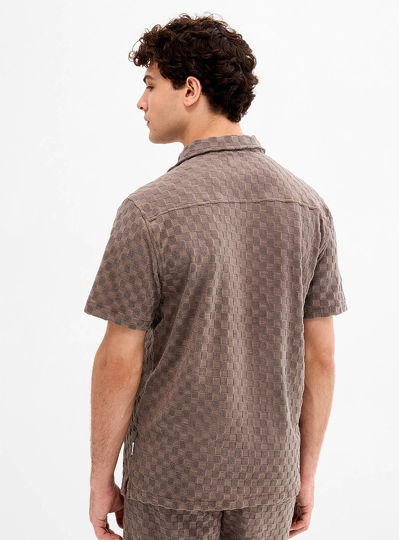 Checked terry shirt Relaxed fit product image 2