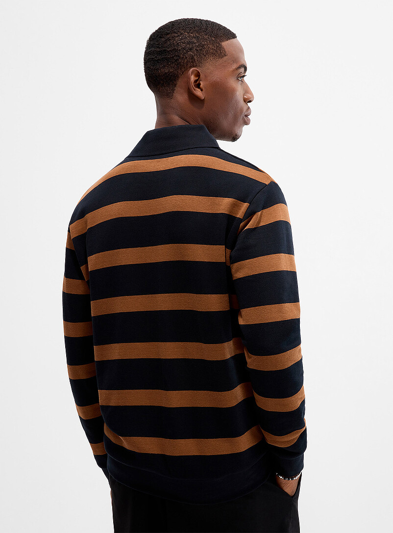 Terry lined twin-stripe polo product image 3