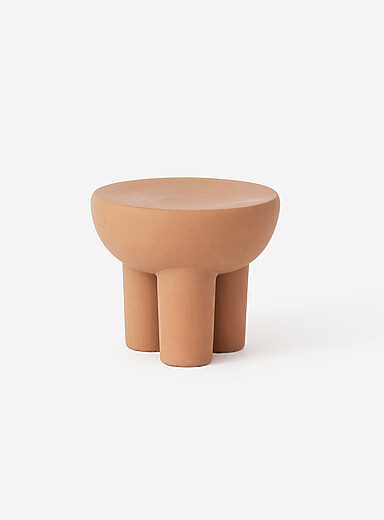 EQ3 Peach Bingo terracotta stool