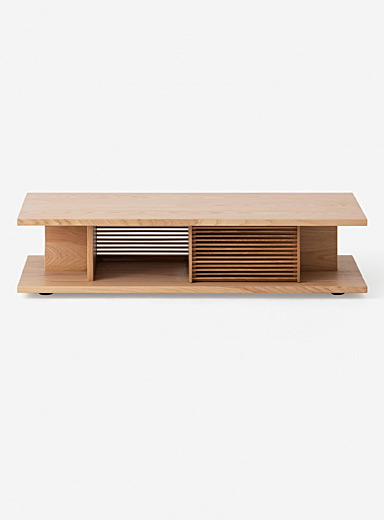 EQ3 Assorted Openwork panels coffee table