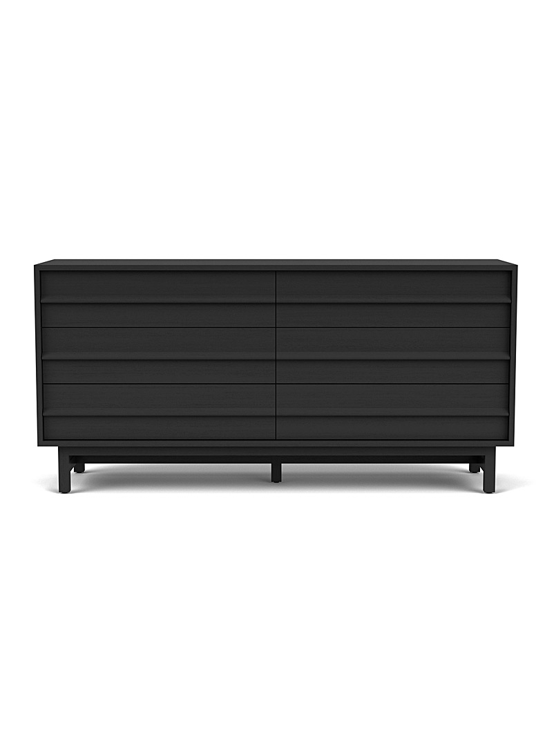 Oak architectural double dresser Six drawers EQ3 Simons