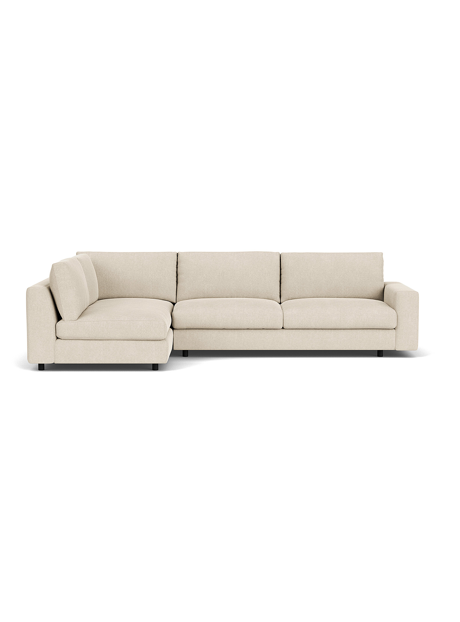 EQ3 - Cello Plush chenille modular couch