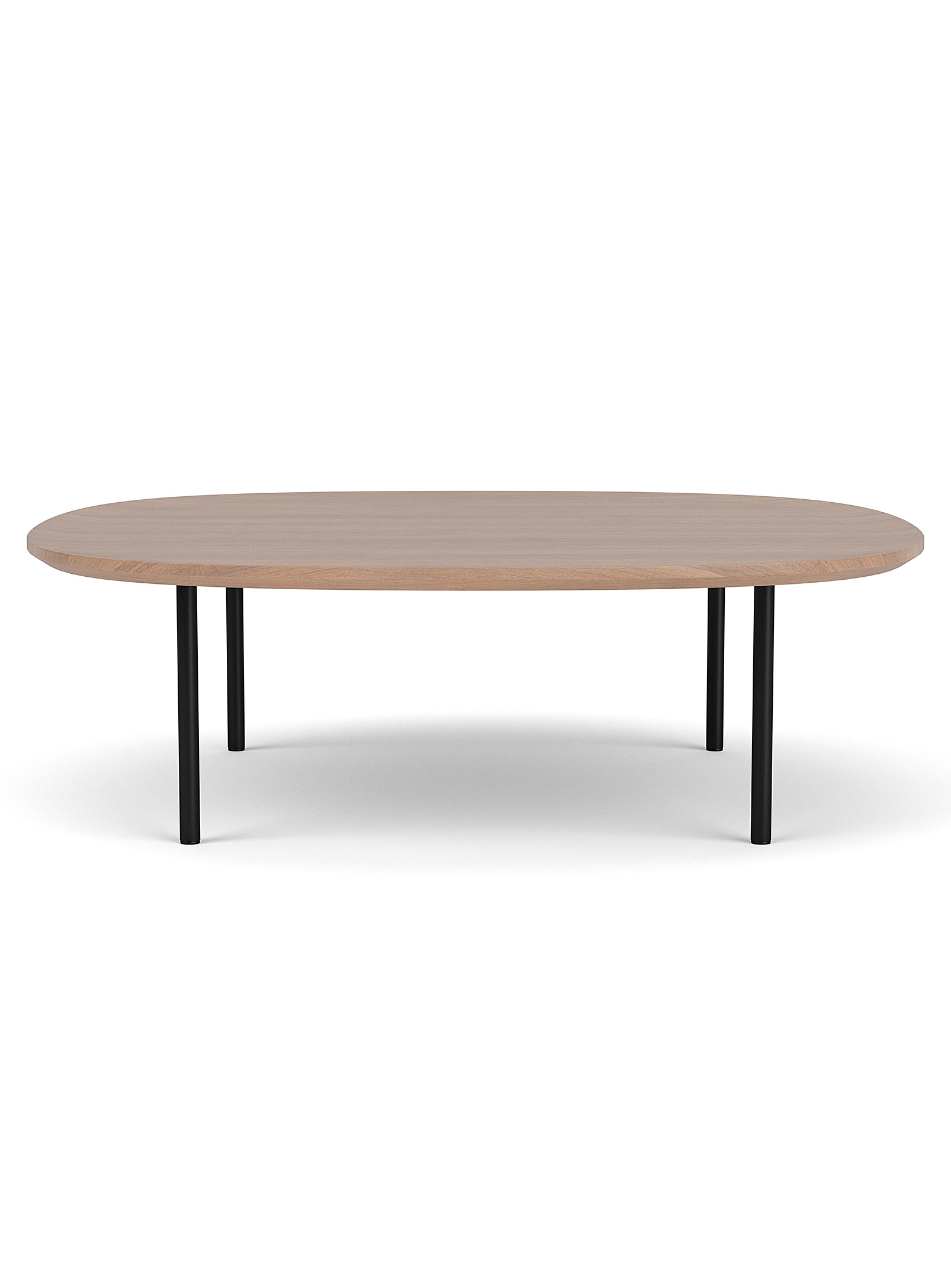 Eq3 Rounded Square Coffee Table In Brown