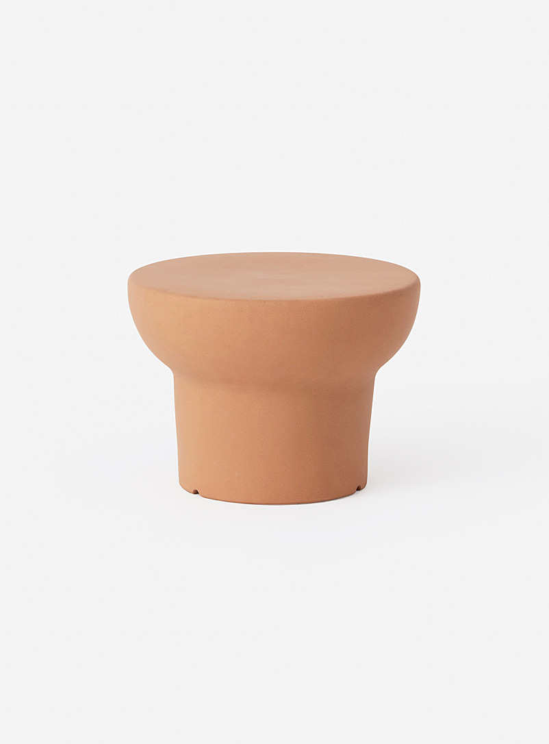 Bango terracotta small stool product image (primary)