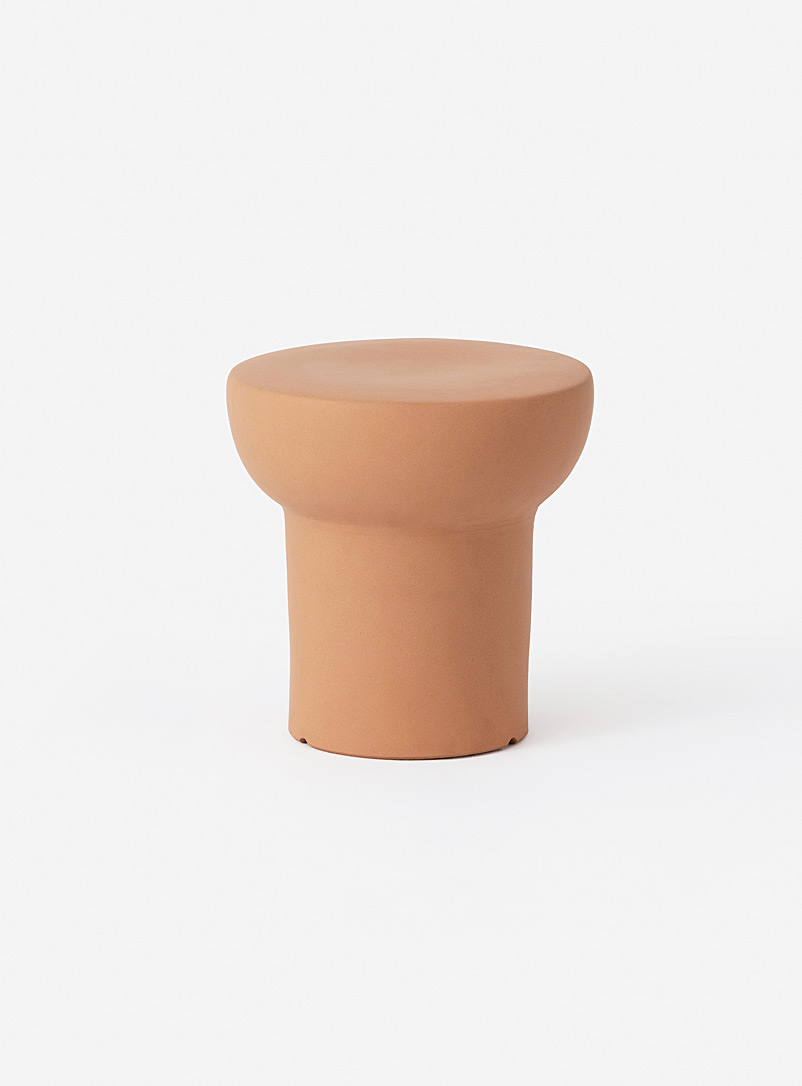 Bongo terracotta large stool product image (primary)