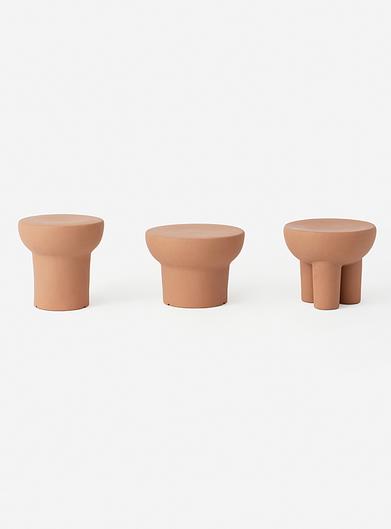 Bongo terracotta large stool product image 2