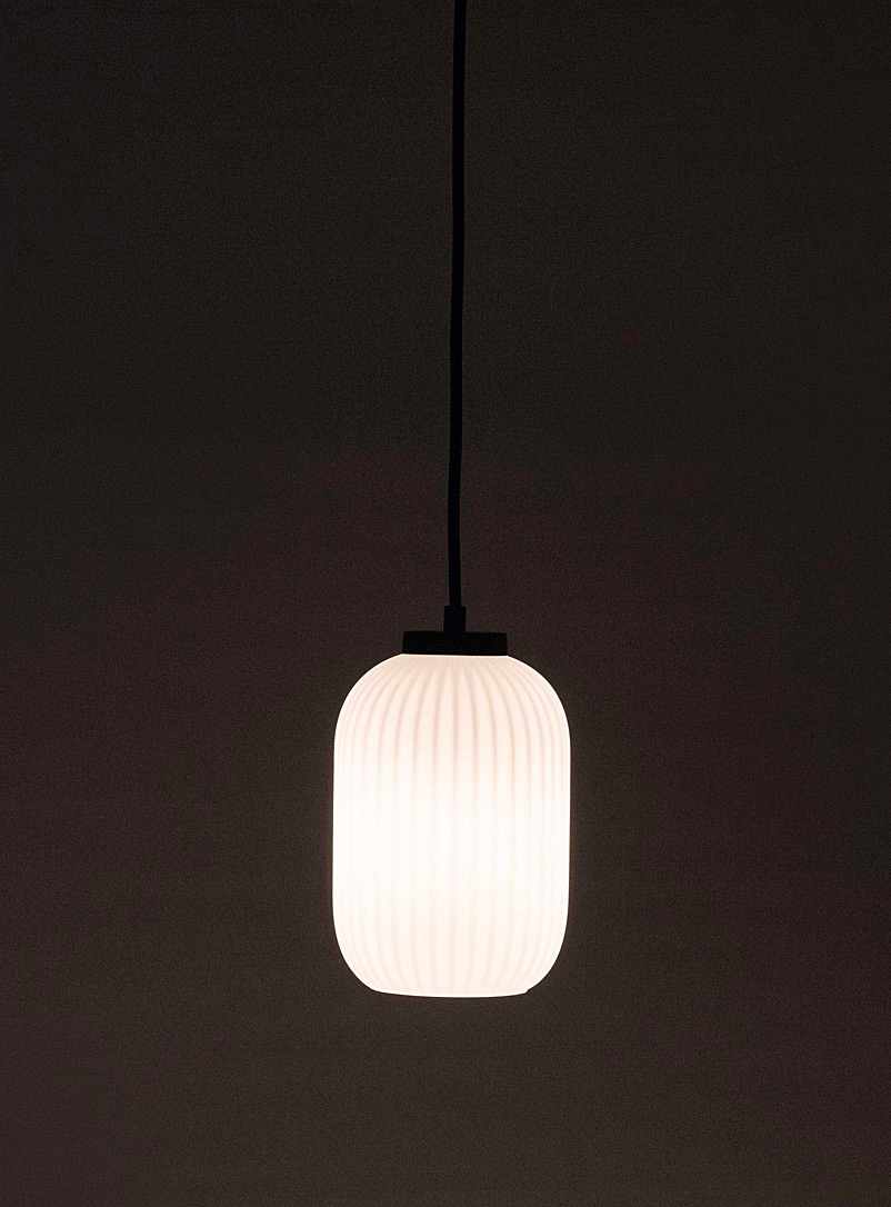 Opaline lantern hanging lamp product image 2