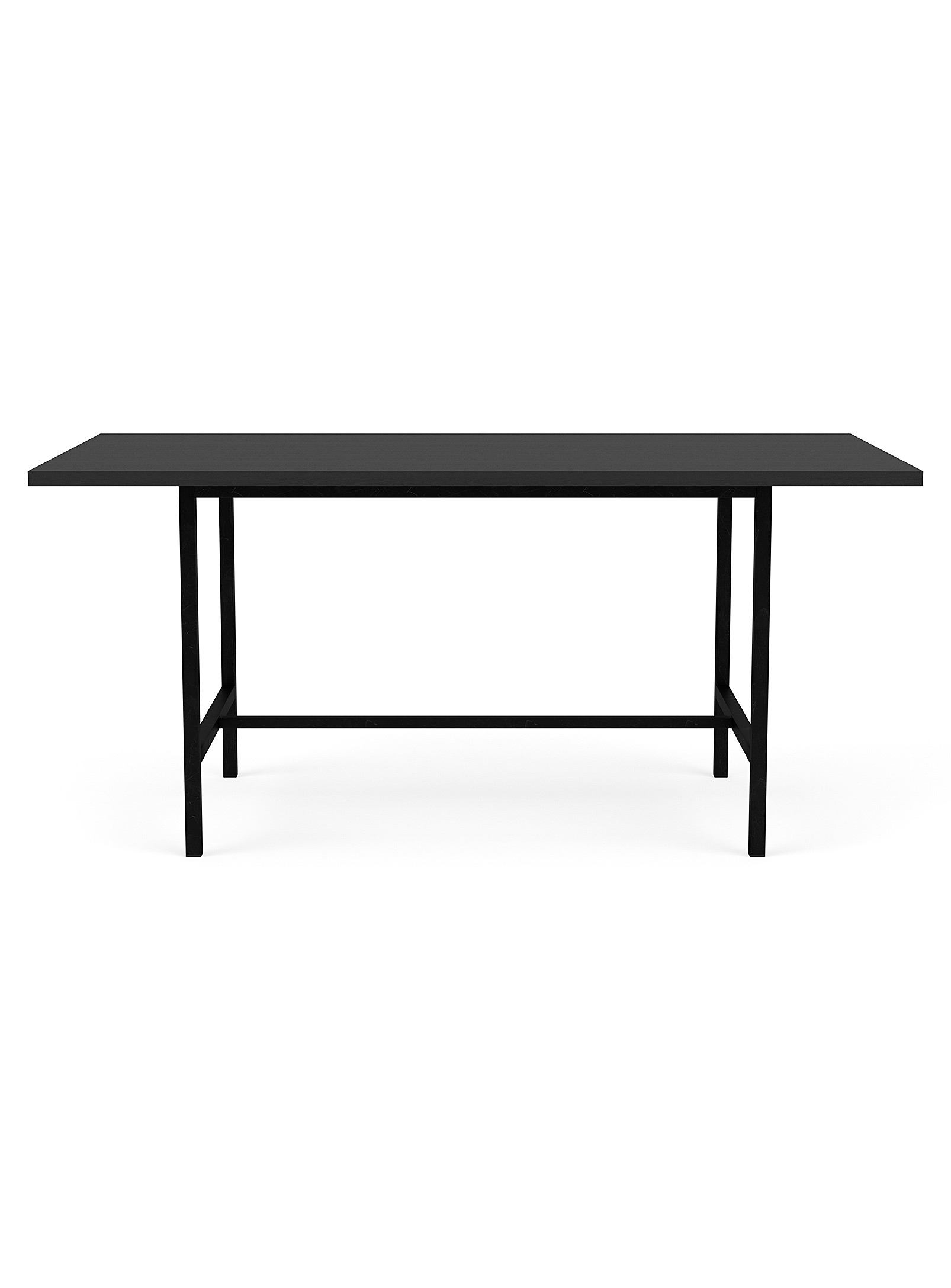 Eq3 Black Oak Dining Table Seats 4 To 6 People