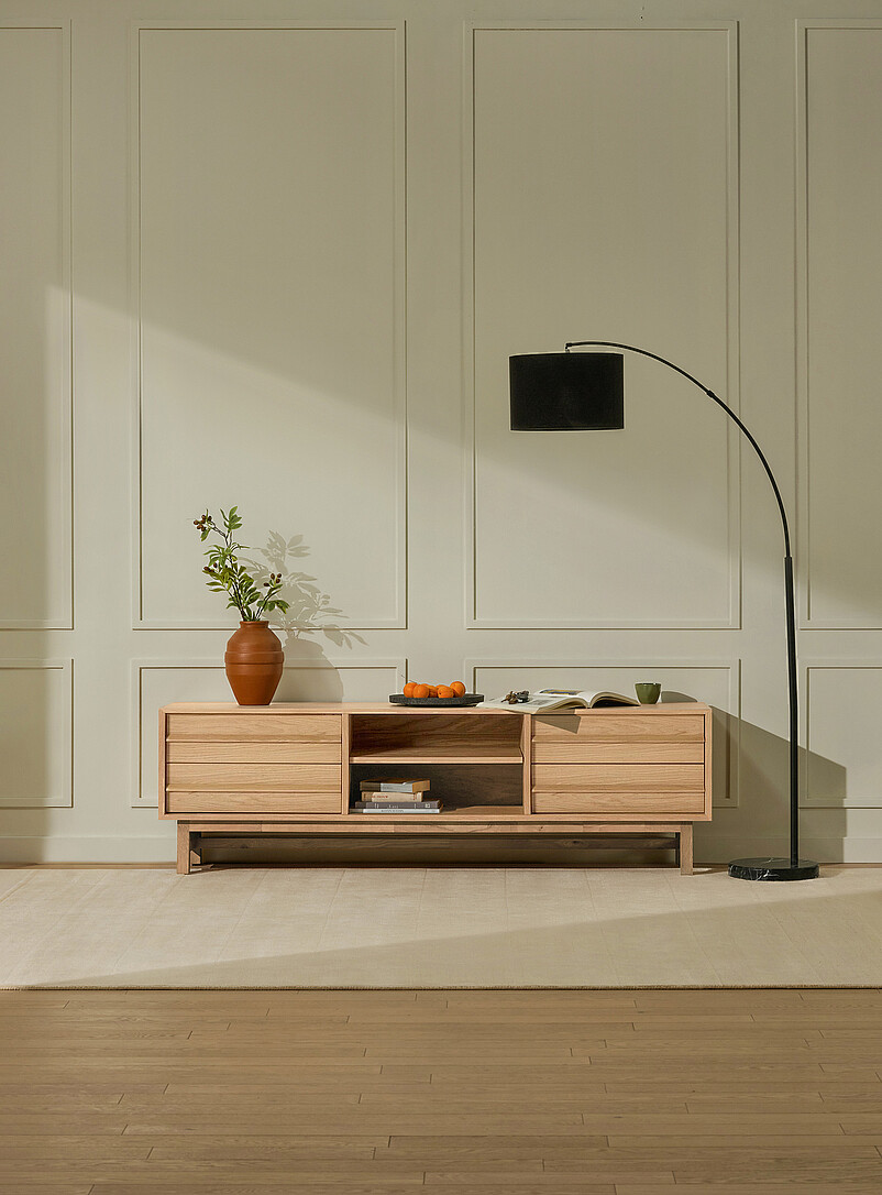 Oak Architectural Tv Unit