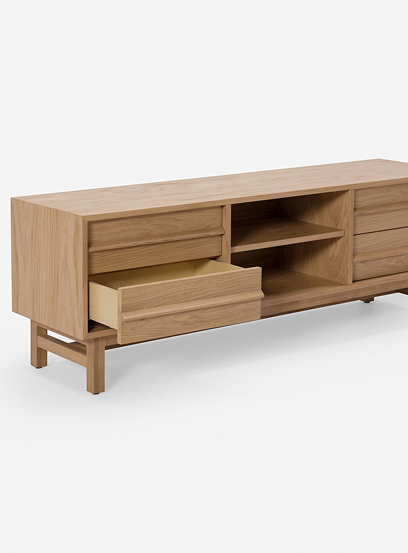 Oak architectural TV unit product image 2