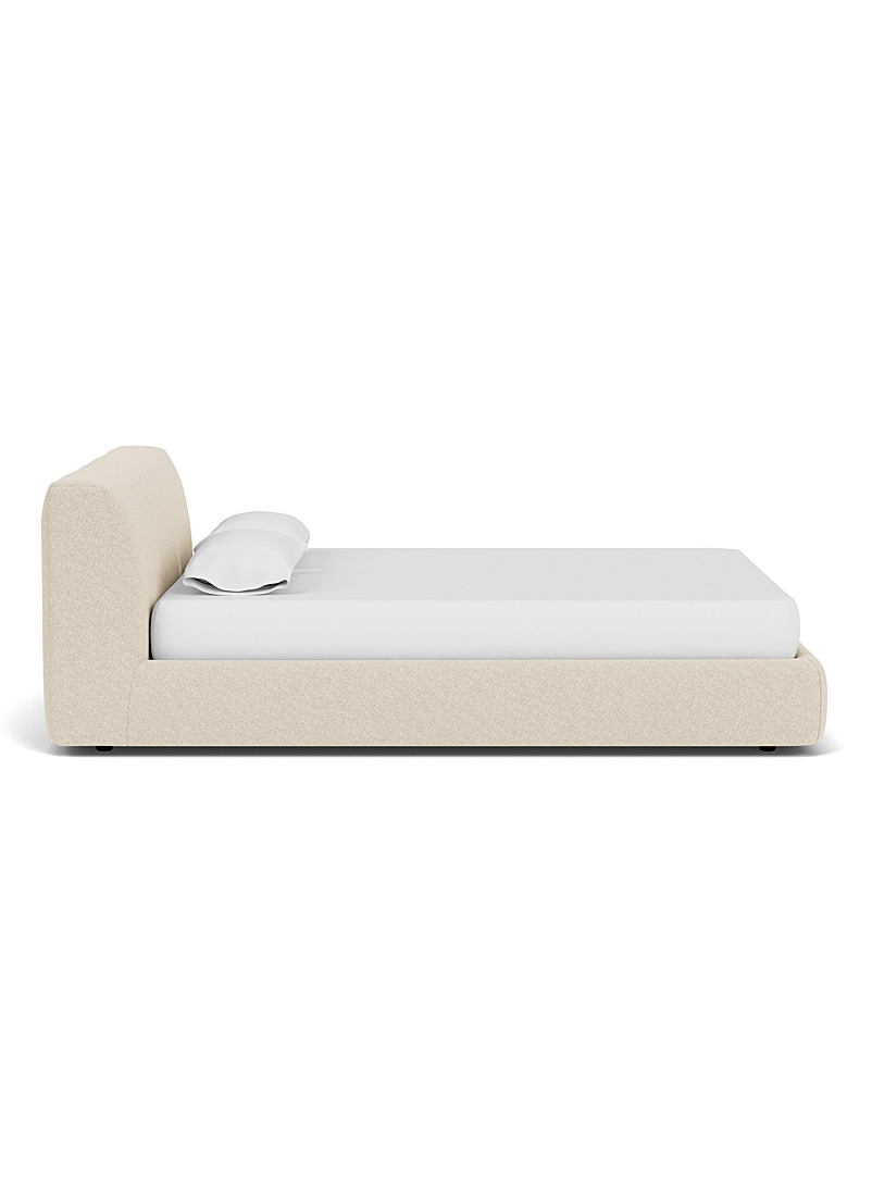 Built-in storage padded bed frame product image 3