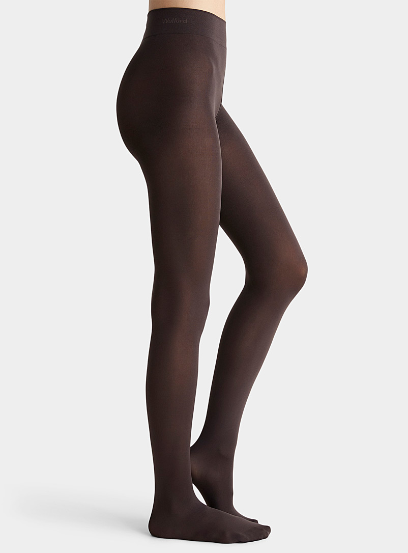 Monochrome velvety tights, Wolford, Shop Women's Tights Online